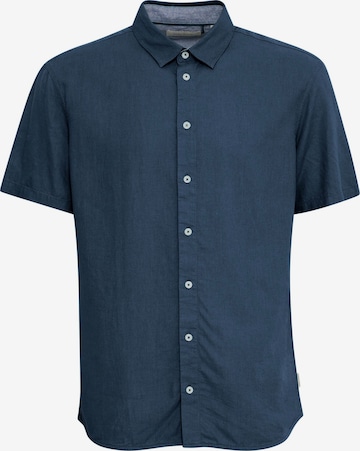 BLEND Kurzarmhemd ' BHBOBBY Shirt' in Blau: Vorderseite
