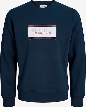 Felpa 'JJBuster' di Jack & Jones Plus in blu: frontale