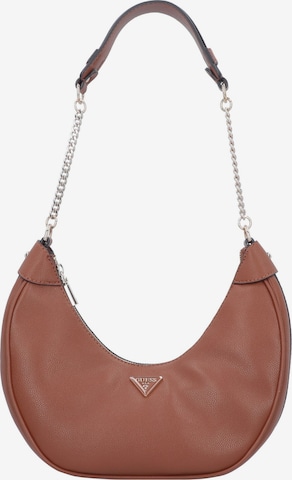 Sac bandoulière 'Silvye' GUESS en marron : devant