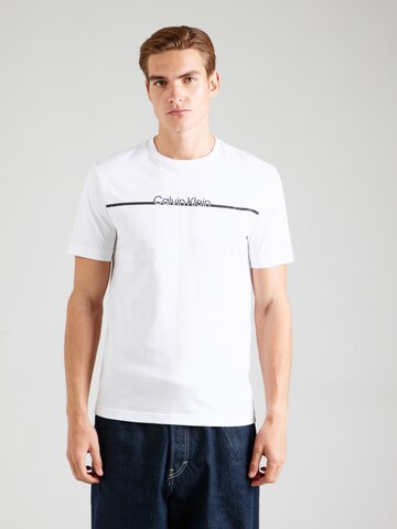 Maglietta di Calvin Klein in bianco: frontale