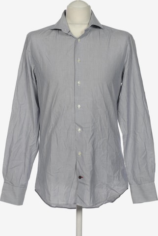 Tommy Hilfiger Tailored Button Up Shirt in M in Grey: front