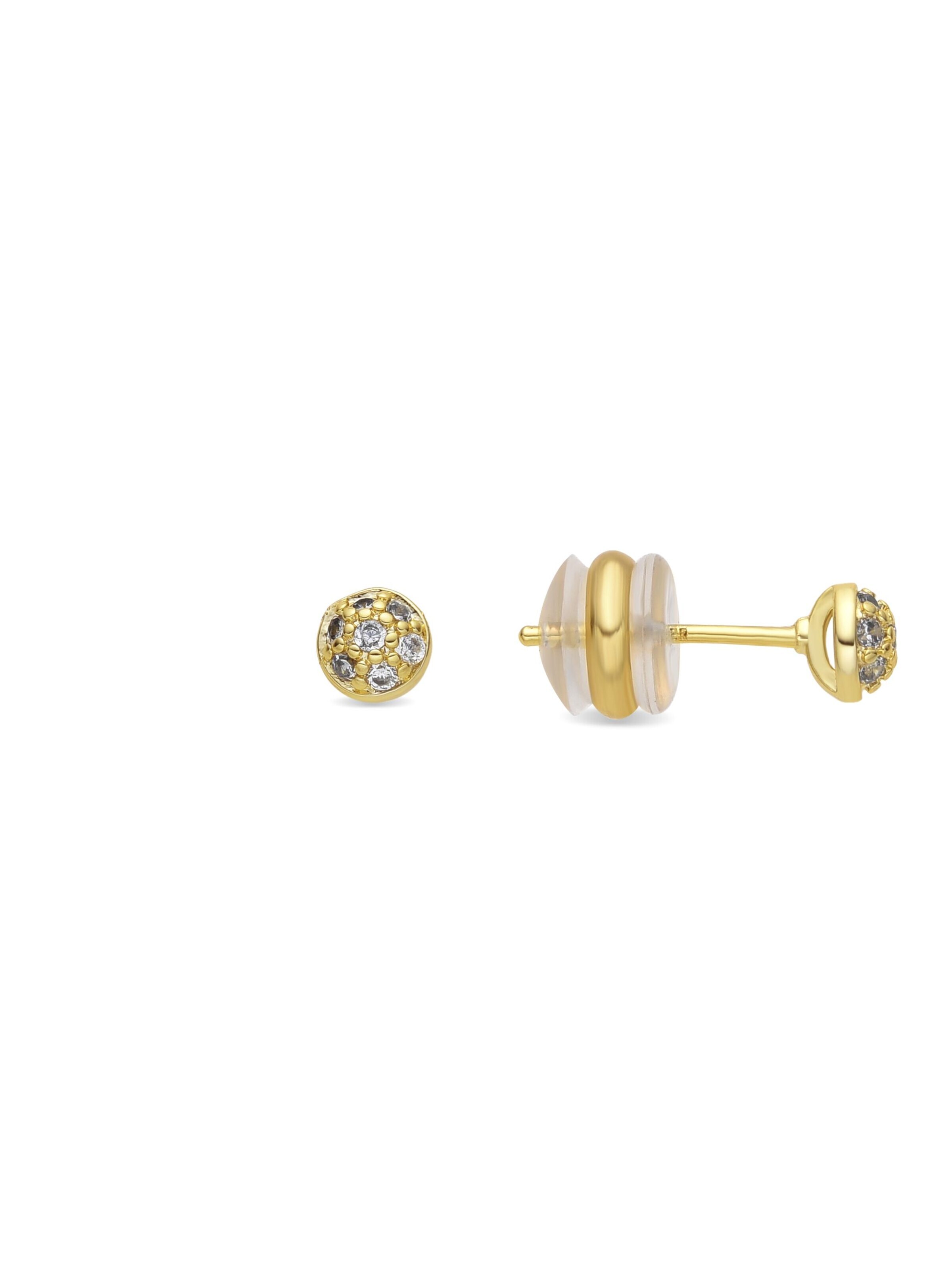 Luxenter Ohrringe 'Chikra'‌‌‌‌‌‌‌ in Gold: Vorderseite