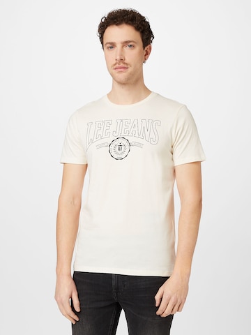 Lee T-Shirt in Weiß: predná strana