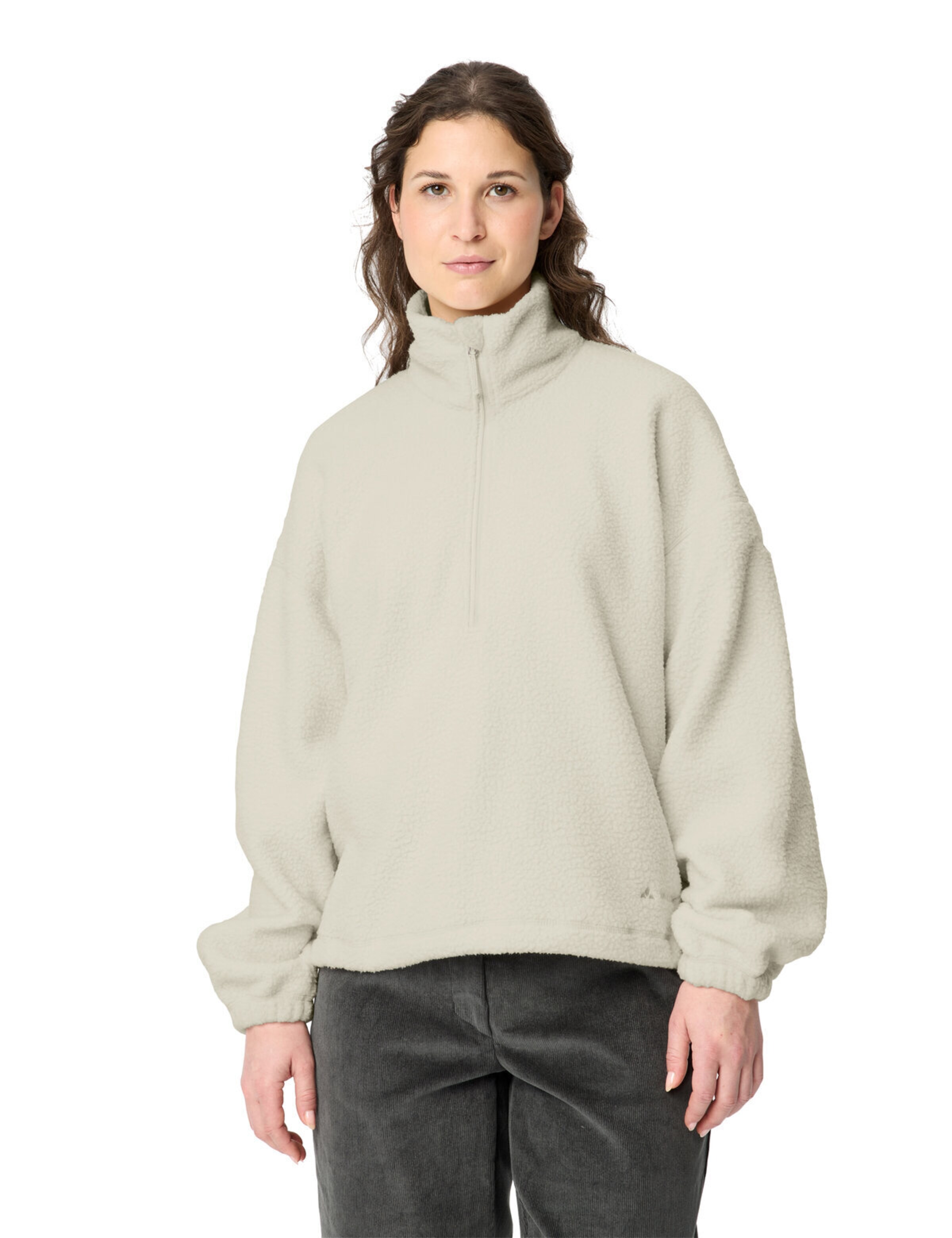 VAUDE Sports sweater 'Najun' in Beige: front
