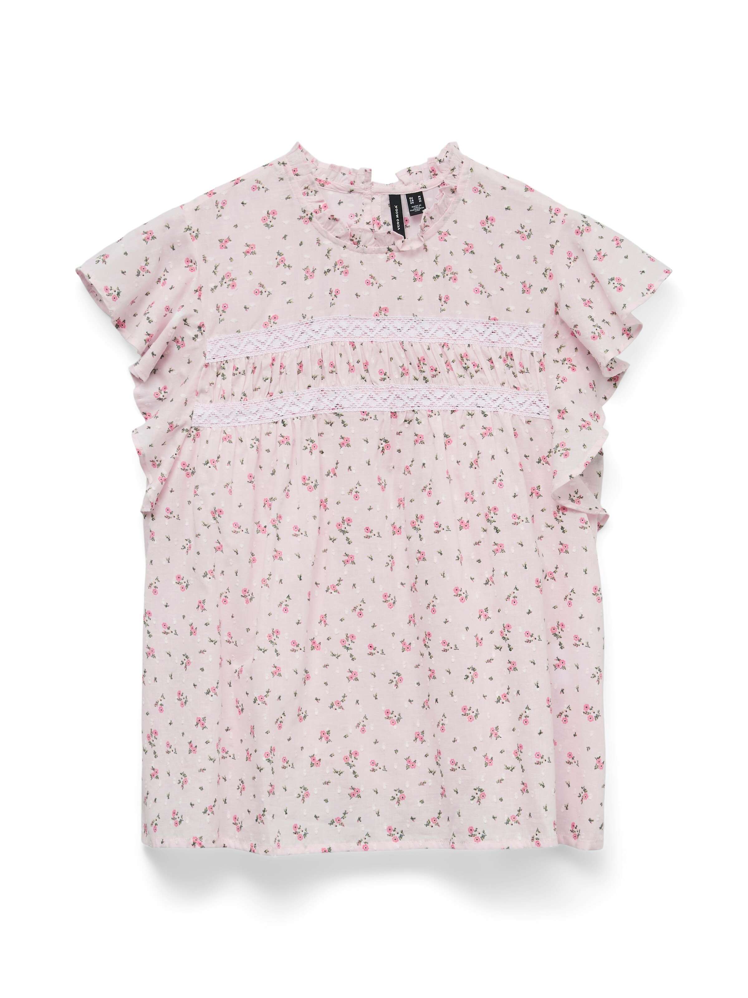 VERO MODA Bluse 'VMTrine' in Pink: Vorderseite