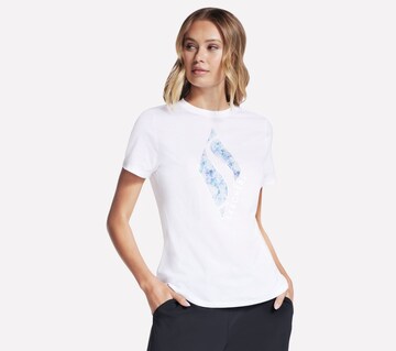 SKECHERS Shirt in White: front