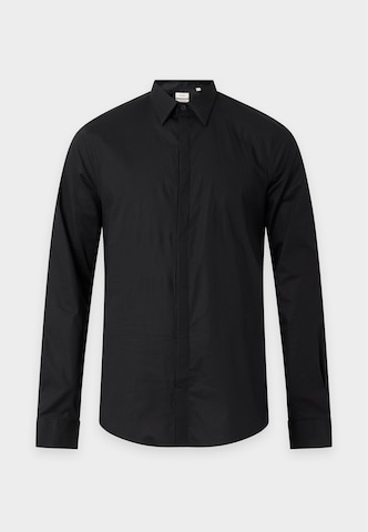 Super slim Chemise Calvin Klein en noir : devant