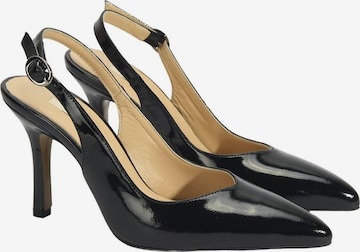 Desa Slingpumps 'Annabel' in Zwart: voorkant