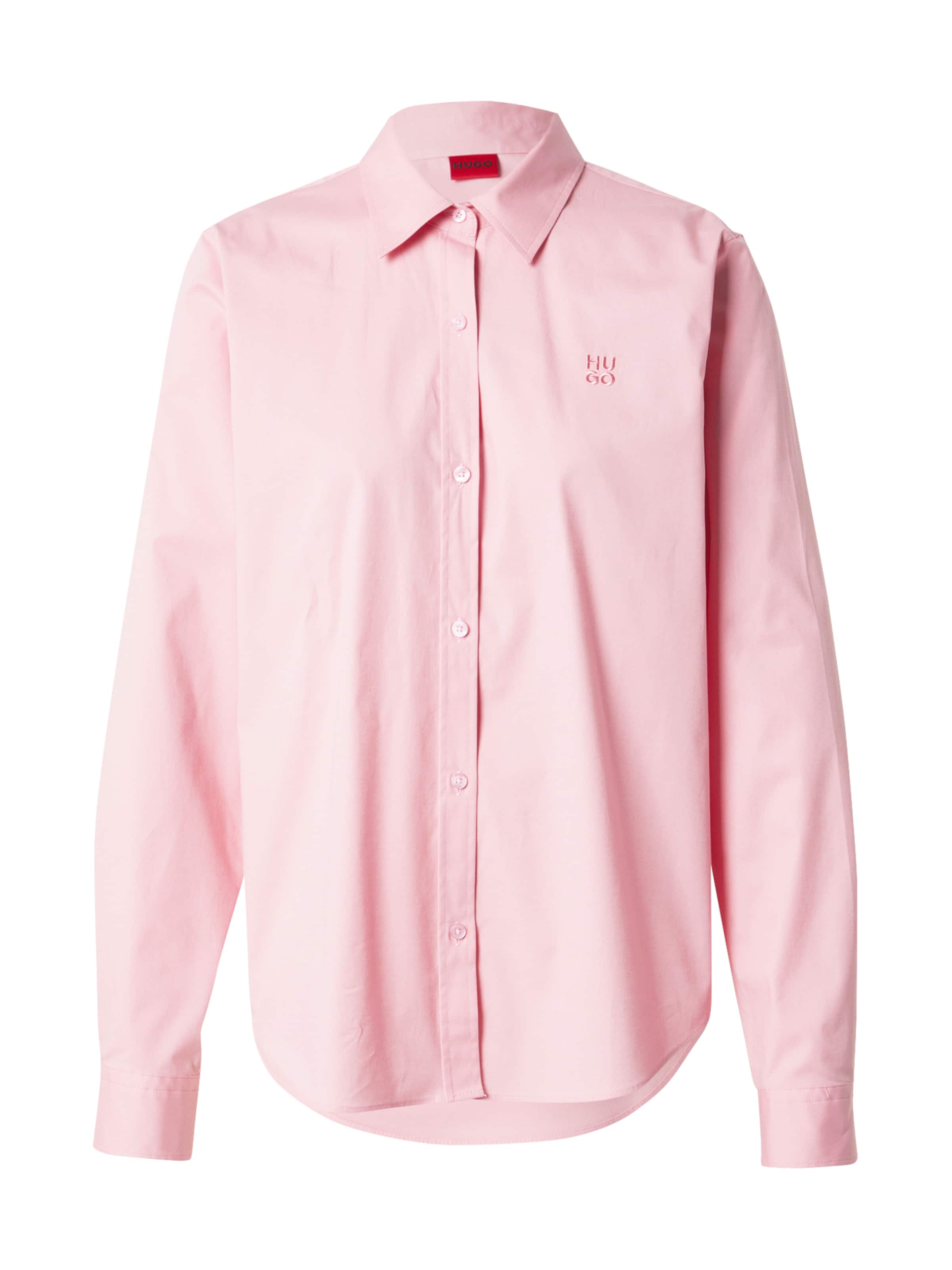 HUGO Μπλούζα 'Essential' σε ροζ: μπροστά