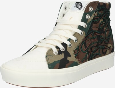 Sneaker înalt 'ComfyCush SK8' VANS pe maro / verde / kaki / alb murdar, Vizualizare produs