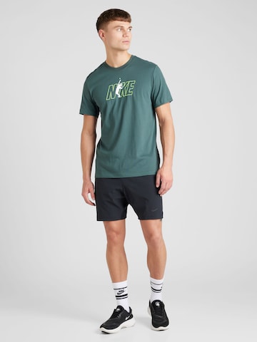 žalia NIKE Sportiniai marškinėliai