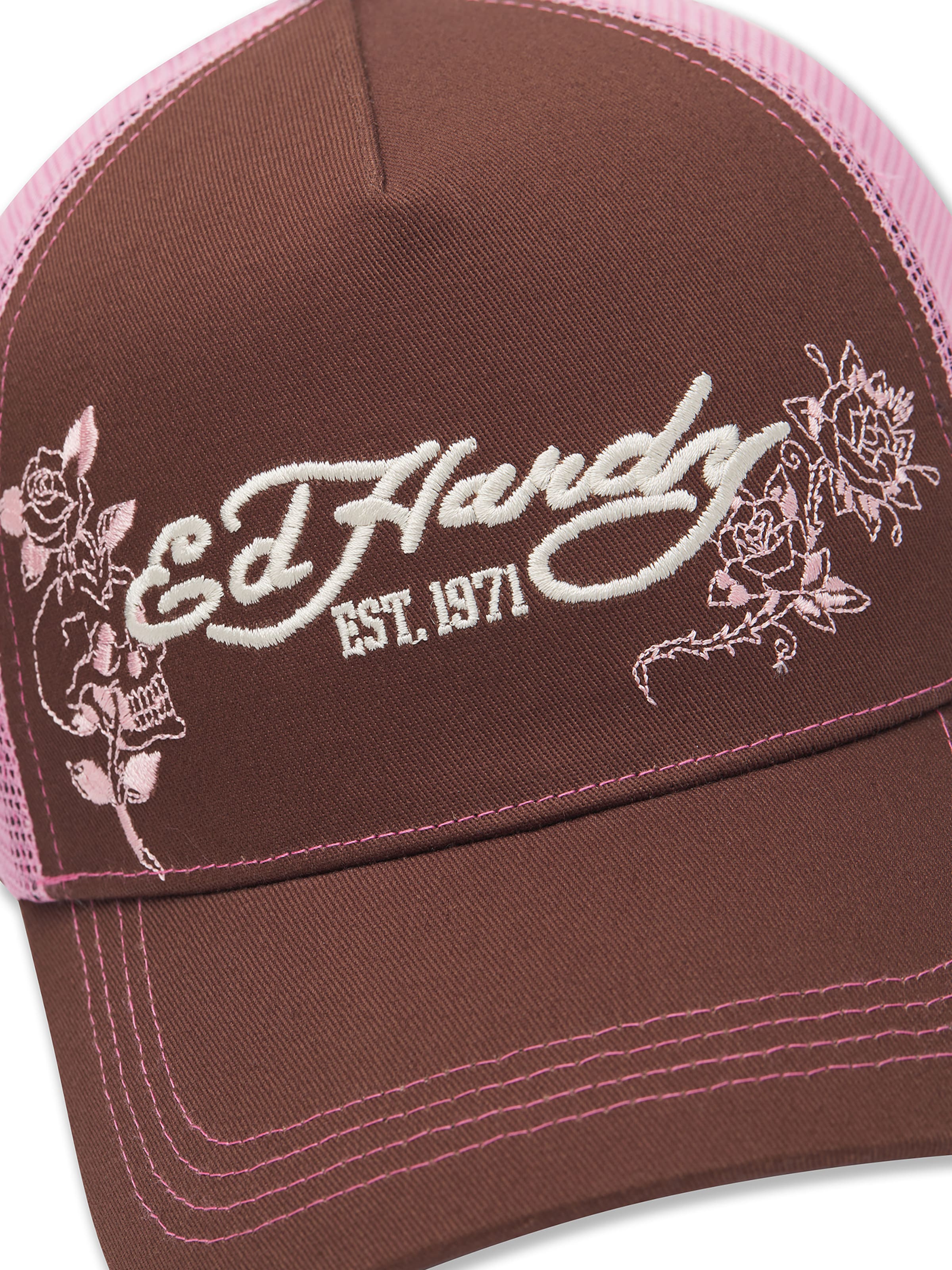 Cappello da baseball di Ed Hardy in marrone