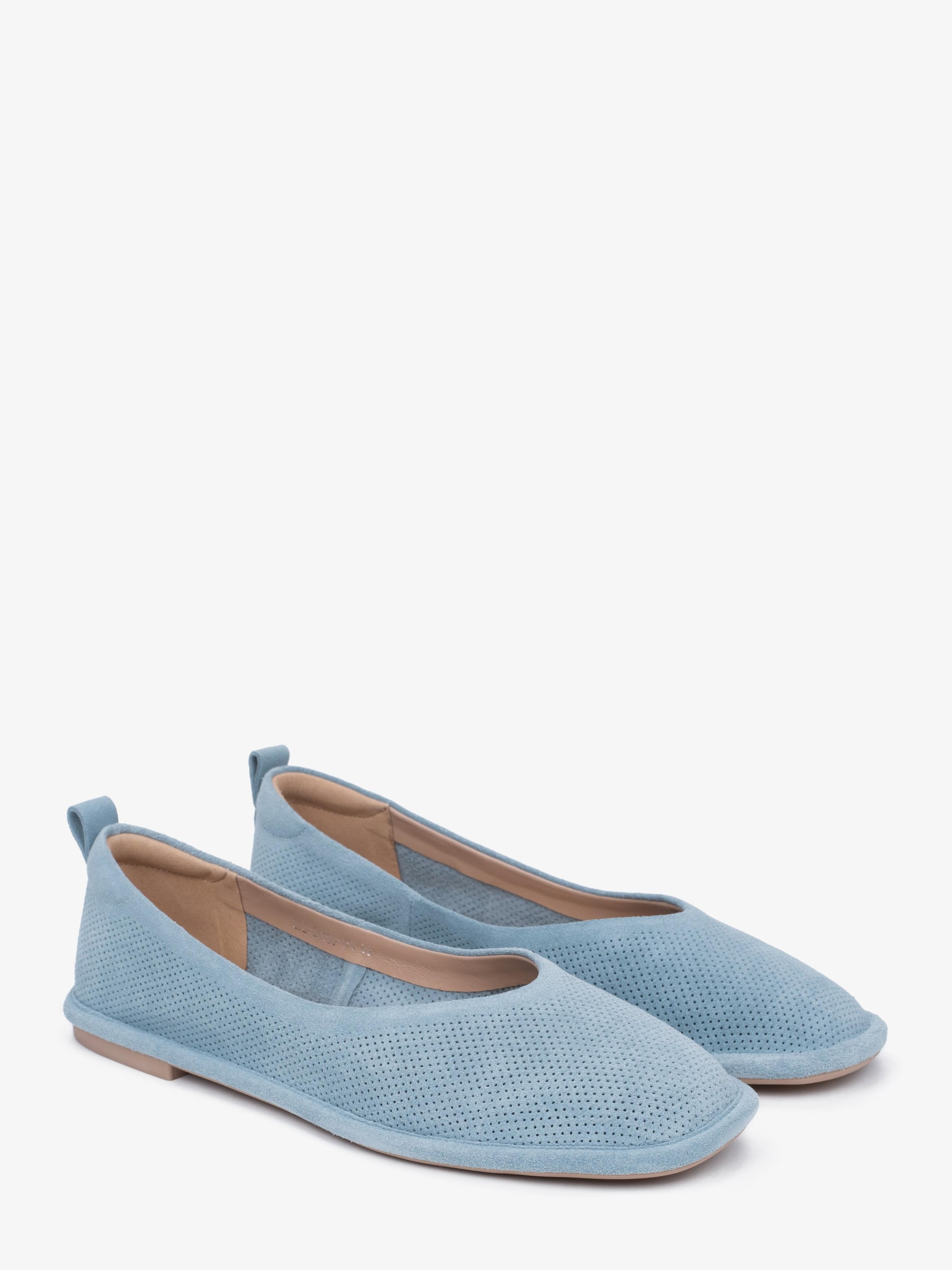 Estro Ballet Flats '202-24105-1' in Blue