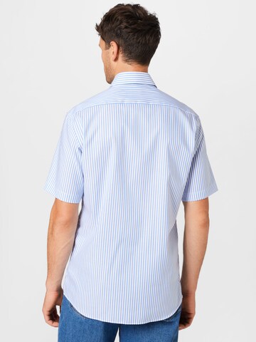 ETERNA Regular fit Button Up Shirt in Blue