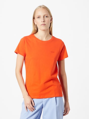 oranžs BOSS Orange T-Krekls 'Esogo': no priekšpuses