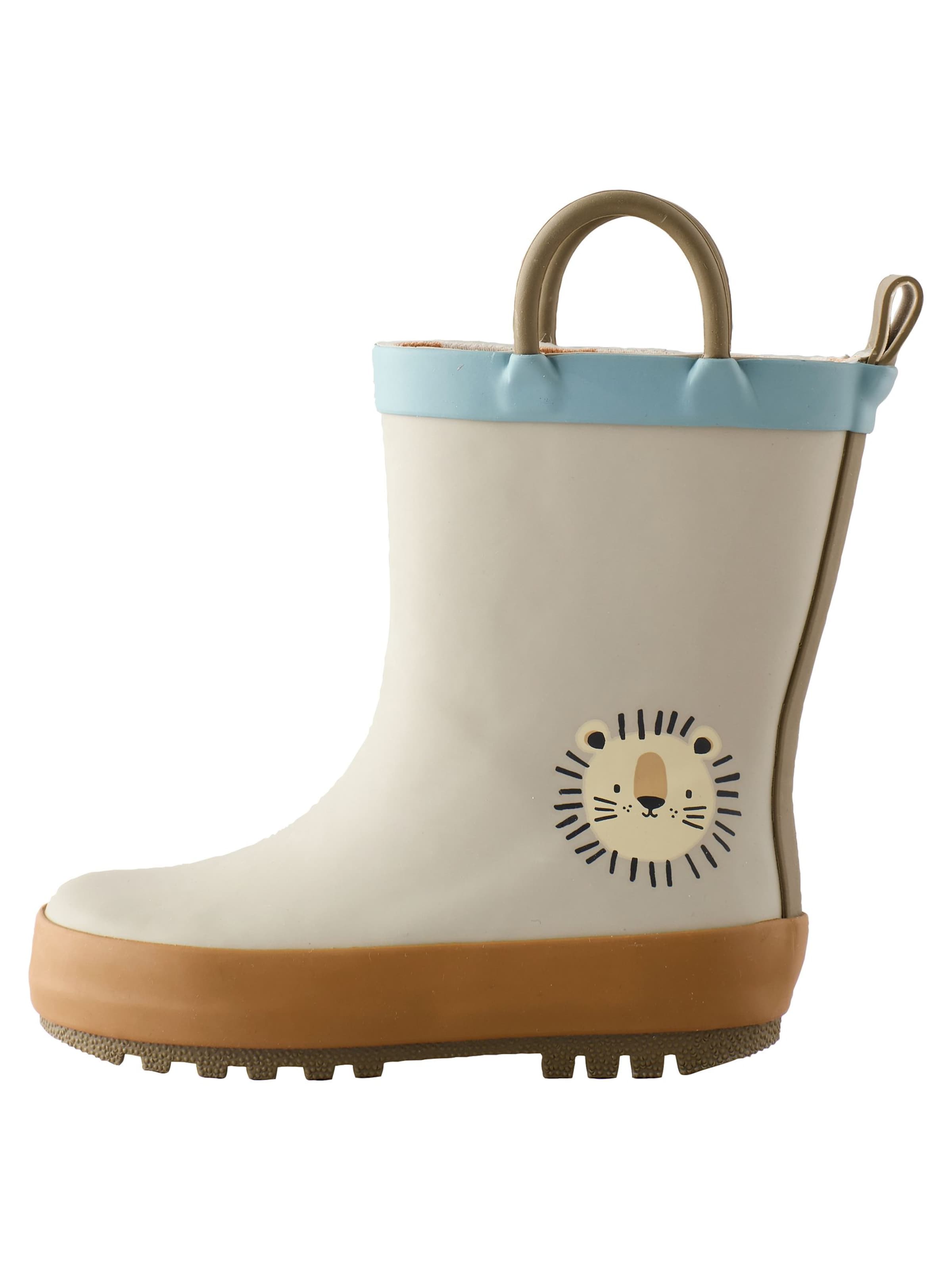 Cizme de cauciuc de la Next pe bej: față