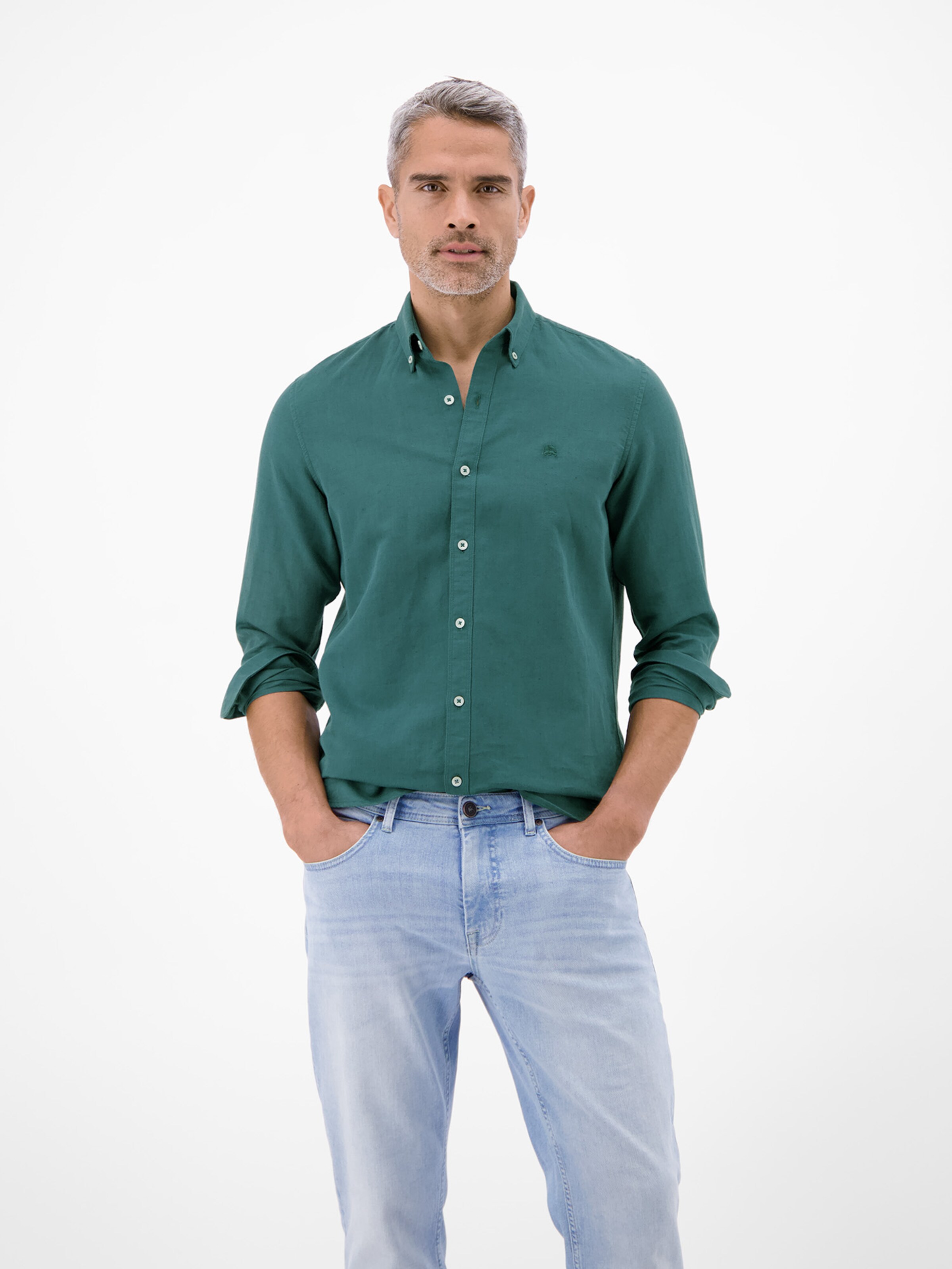 Coupe regular Chemise LERROS en vert