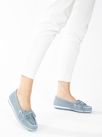 Minnetonka Mokasíny 'Kilty plus' – modrá