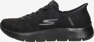 Baskets basses 'Slip-Ins: Go Walk Flex' SKECHERS en noir : devant