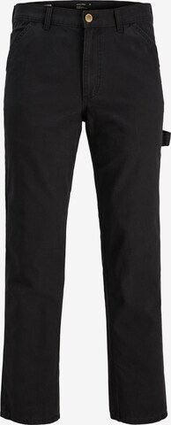 JACK & JONES Normalny krój Spodnie 'Kane' w kolorze czarny: przód