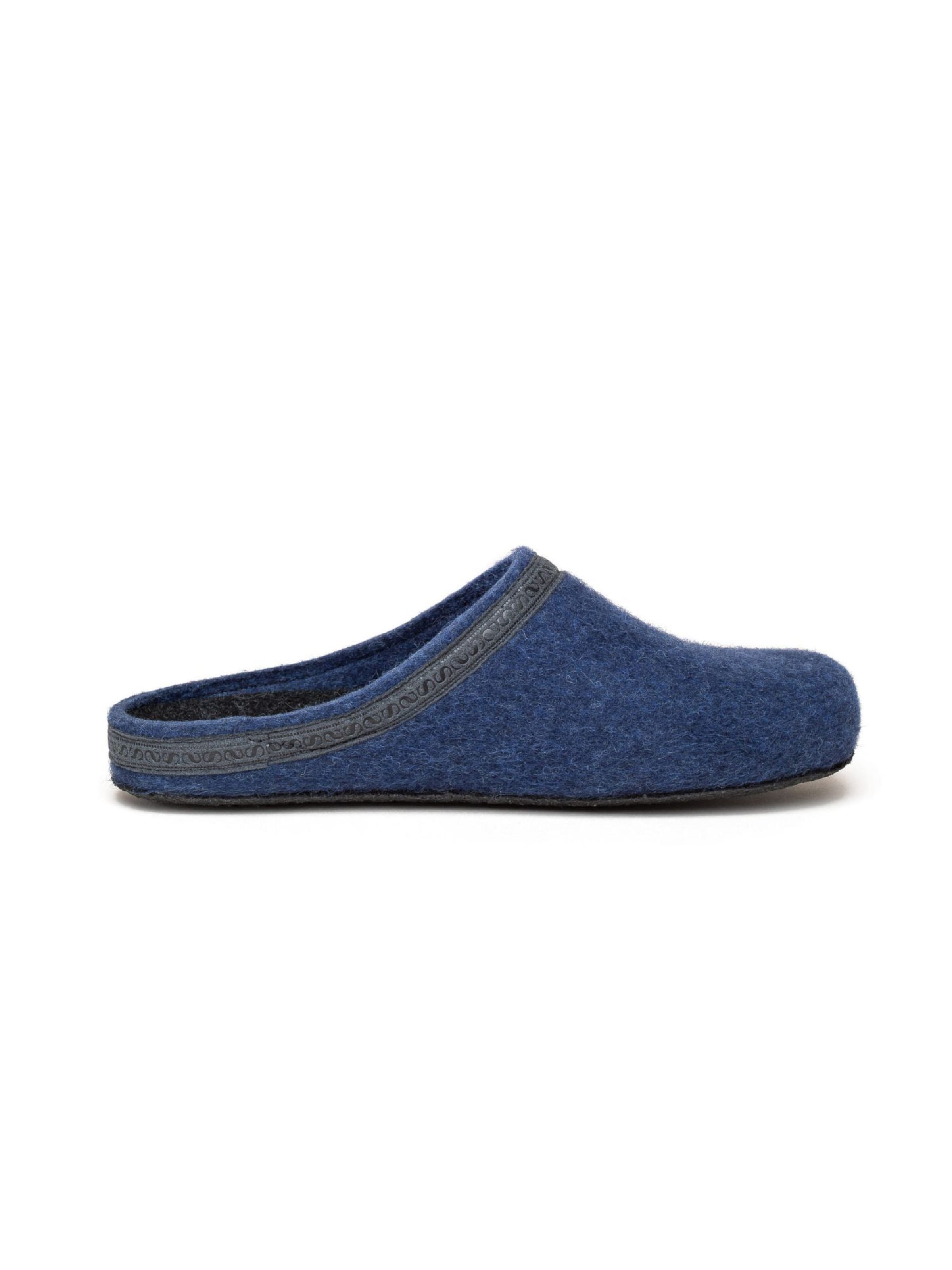 Stegmann Slippers 'Filzclogs Stegmann 127' in Blue