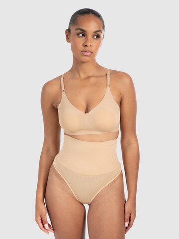 Smilodox Bralette Sports bra 'Nysa' in Beige: front