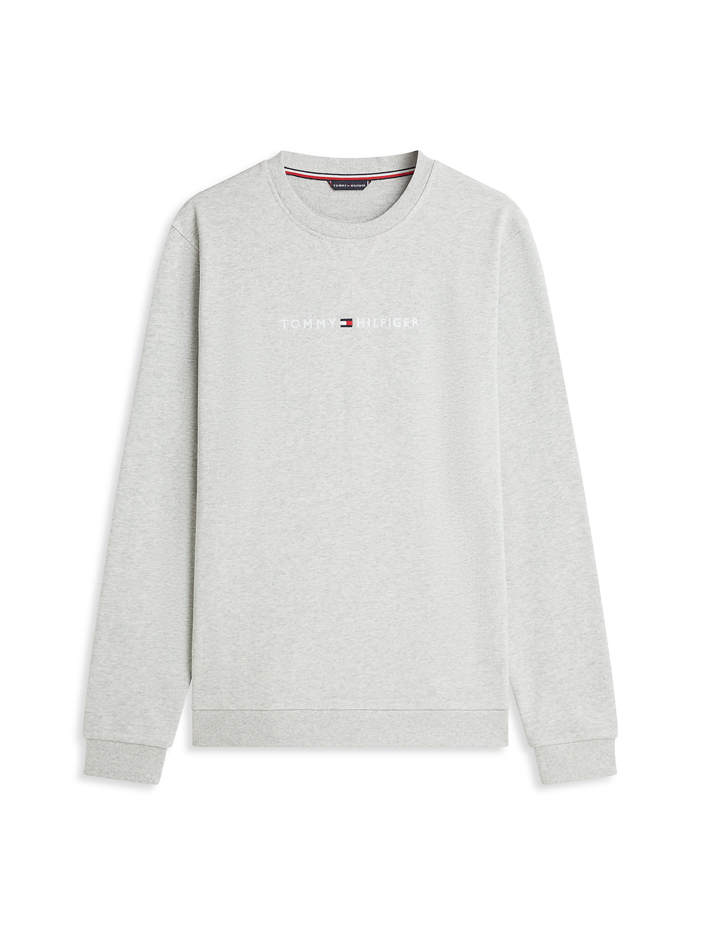 TOMMY HILFIGER Sweatshirt in Grau: Vorderseite