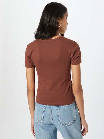 Maglietta '70S' di Damson Madder in marrone