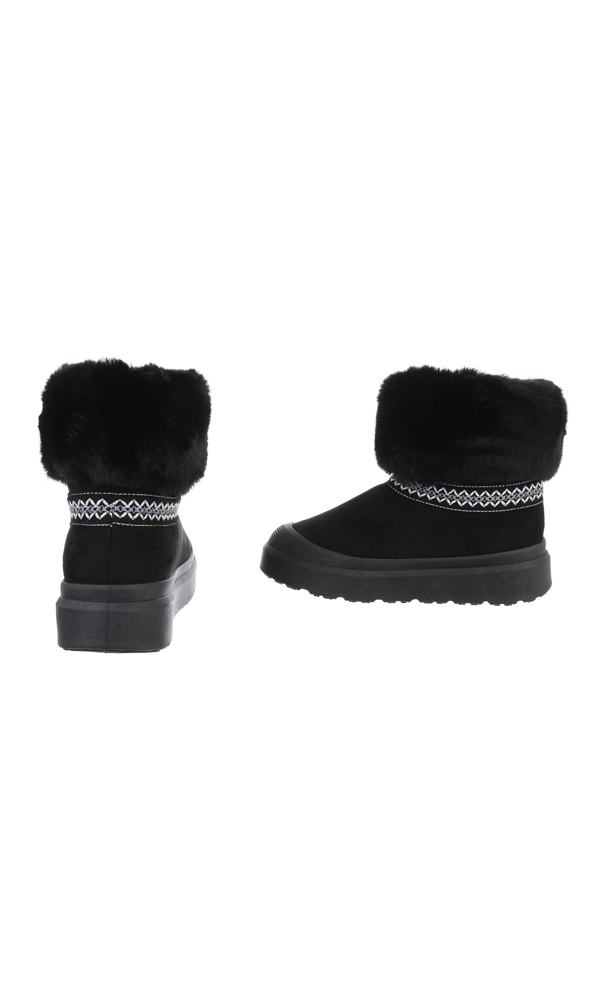 Ital-Design Snow Boots in Black