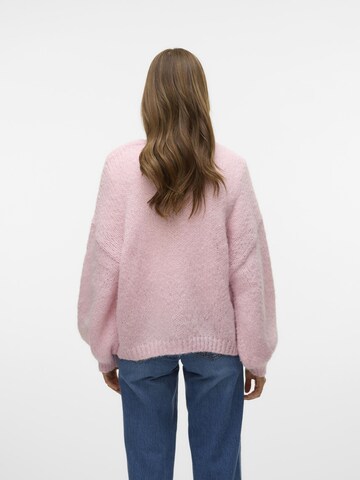 VERO MODA Strickjacke 'Maybe' in Pink