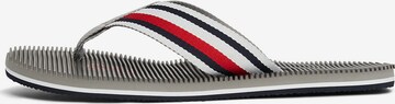 TOMMY HILFIGER Teenslippers in Zilver: voorkant