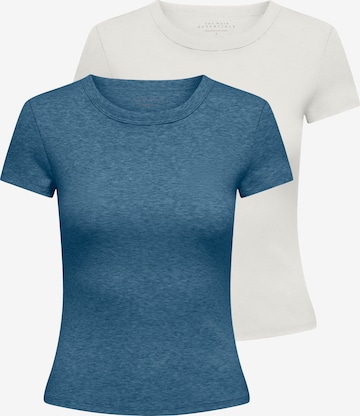 T-shirt 'ONLEasy' ONLY en bleu : devant