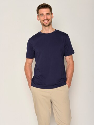 GREENBOMB Shirt in Blauw: voorkant