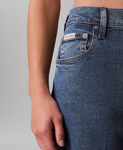 Calvin Klein Jeans Jean en 24/Courte en bleu foncé, Vue avec produit