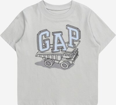 GAP Shirt 'V-BF' in de kleur Lichtblauw / Grijs / Donkergrijs / Zwart, Productweergave