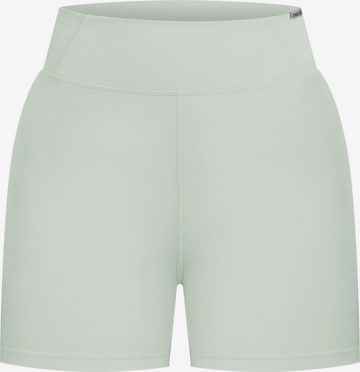 Smilodox Skinny Sportbroek 'Advance Pro' in Groen: voorkant