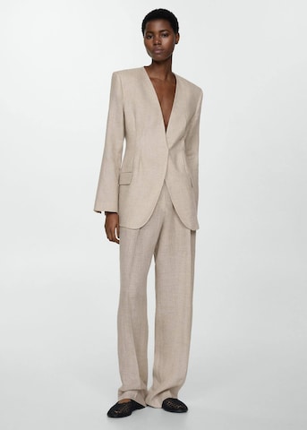 MANGO Blazer in Beige