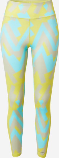 DELICATELOVE Workout Pants 'NADI' in Beige / Aqua / Yellow, Item view