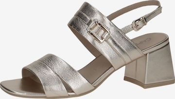 CAPRICE Sandale in Silber: Vorderseite
