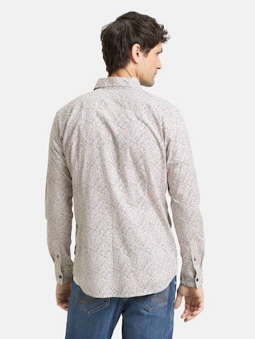 TOM TAILOR Slim Fit Hemd in Weiß