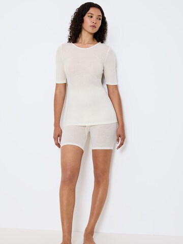 TRIUMPH - Camisa 'Beauty Layers' em branco