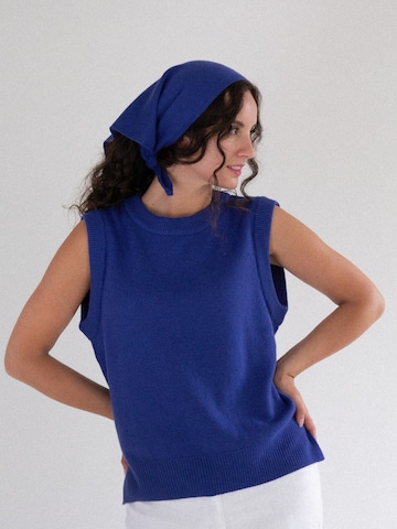 KOPYTO Strickweste 'PUMA' in Blau