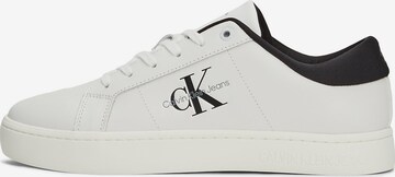 Baskets basses Calvin Klein Jeans en blanc : devant