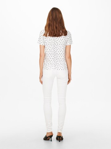 ONLY - Camiseta 'KITA' en blanco