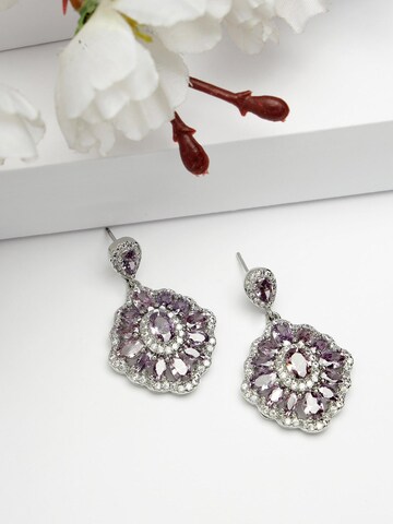 AVANT-GARDE PARIS Earrings 'Stefaniaa' in Purple