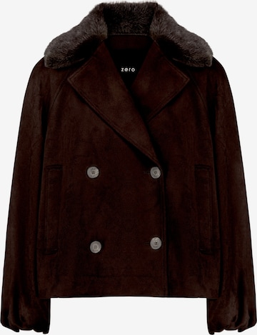 zero Jacke in Braun: Vorderseite