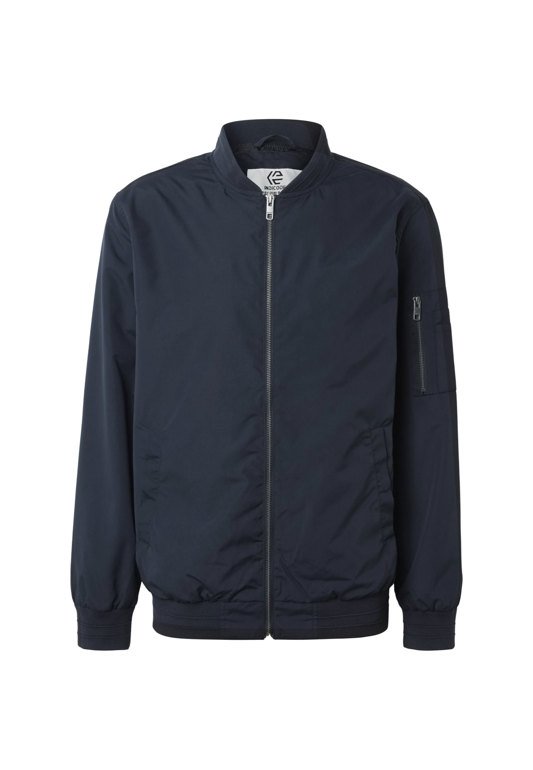 INDICODE JEANS Přechodná bunda ' INSunny' – modrá: přední strana