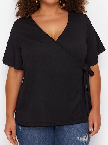 Trendyol Curve Blus i svart