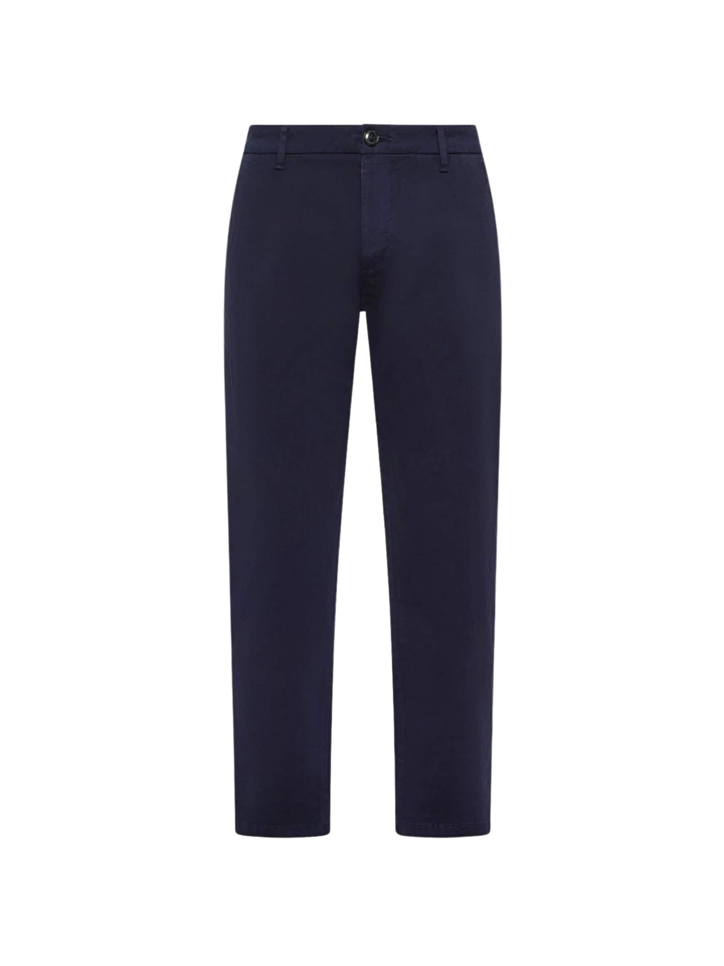 SUN68 Chino 'P45101' in Blauw: voorkant