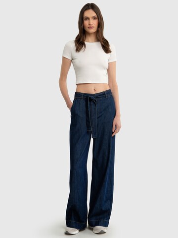 Wide leg Jeans 'Julii' di BIG STAR in blu